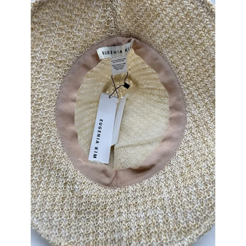 EUGENIA KIM Jordana packable women's sun hat bucket hat - Natural